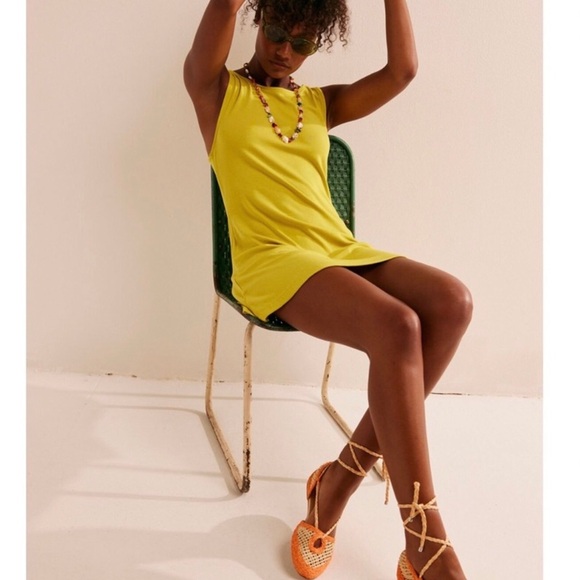 NWT Free People Essential Slim Mini Dress - Picture 2 of 4